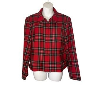 Pendleton Lightweight Merino Wool Zip Jacket/Cardigan – Vintage Size 12